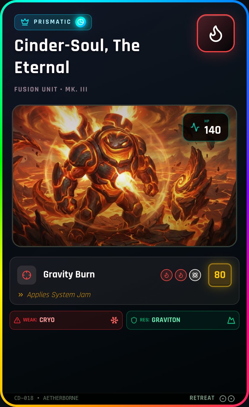 Cinder-Soul, The Eternal