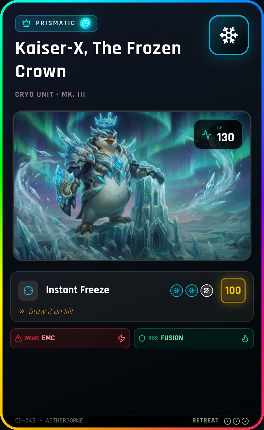 Kaiser-X, The Frozen Crown